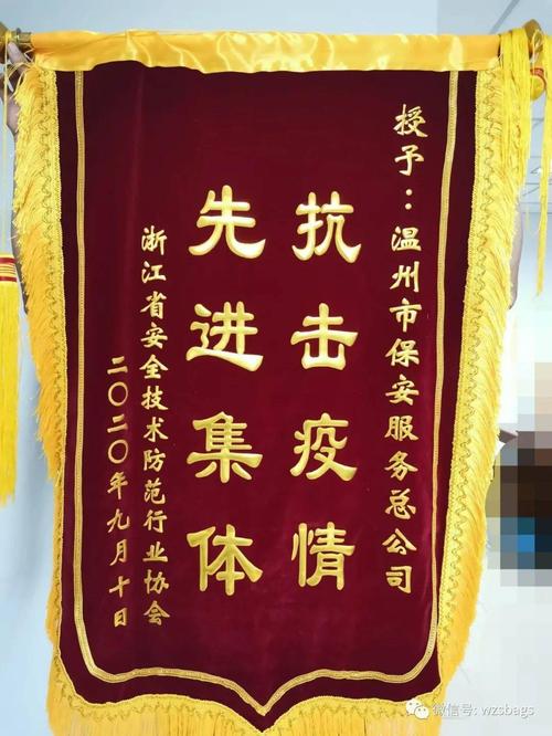 浙江省安全技术防范行业协会授予温州保总"抗击疫情先进集体"称号